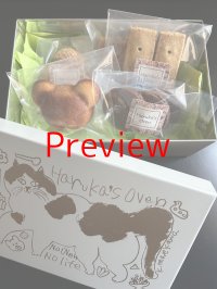 手作りアート缶と焼き菓子のセット【カラー：ホワイト】