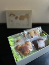 画像: 手作りアート缶と焼き菓子のセット【カラー：グレー】